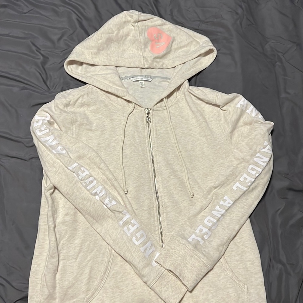 Victoria secret zip up jacket large new without tags